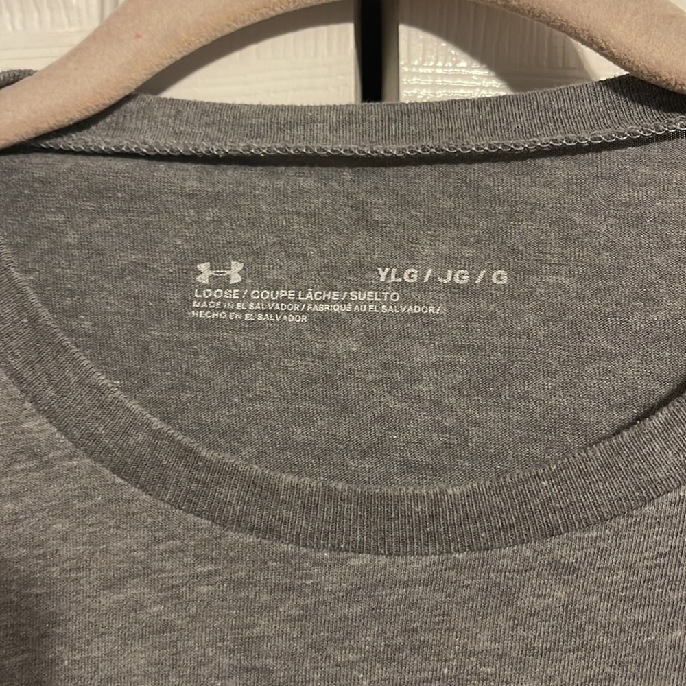 Under Armour blood sweat respect short sleeve shirt in size youth large - Picture 2 of 7